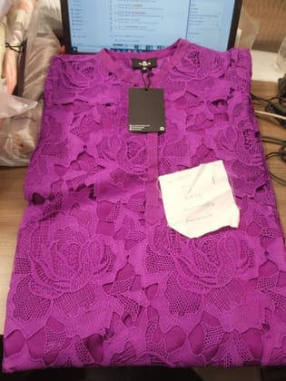 PURPLE LACE MIDI-M / Purple