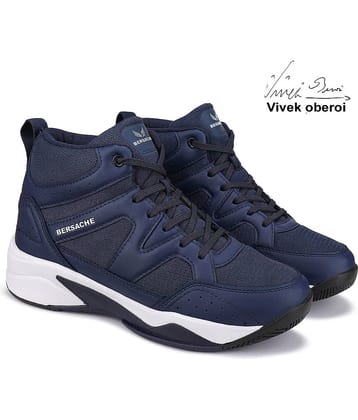 Bersache Blue Men's Trekking Shoes