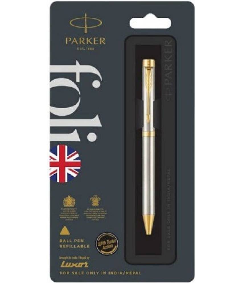 Parker Folio Stainless Steel Gt Ball Pen