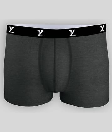 XYXX Pack of 1 Modal Trunks For Men's ( Grey Melange )