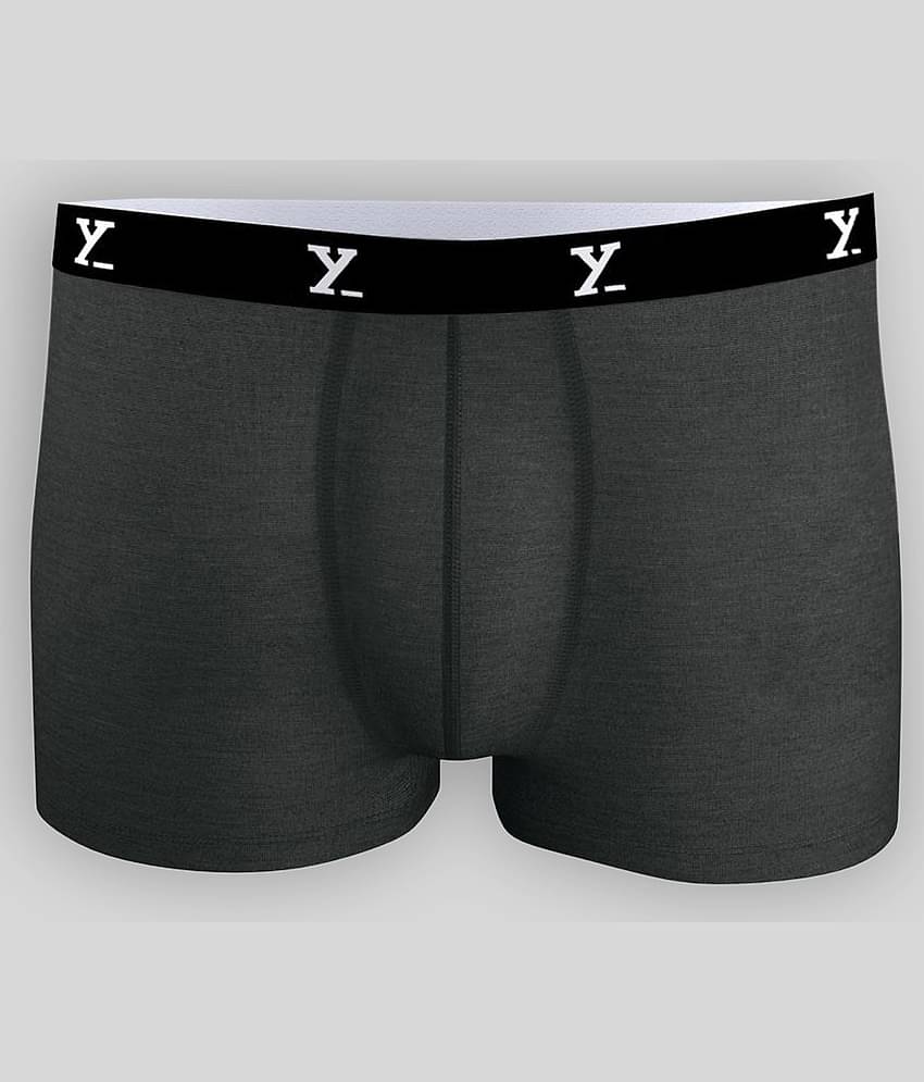 XYXX Pack of 1 Modal Trunks For Men's ( Grey Melange )