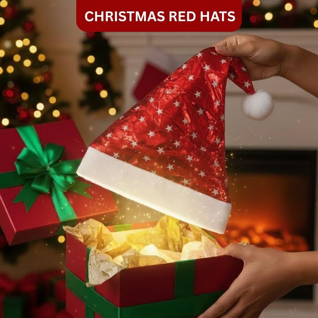Christmas Red Hats for Kids - Party and Festive Needs | Buy online on ZillyBuy