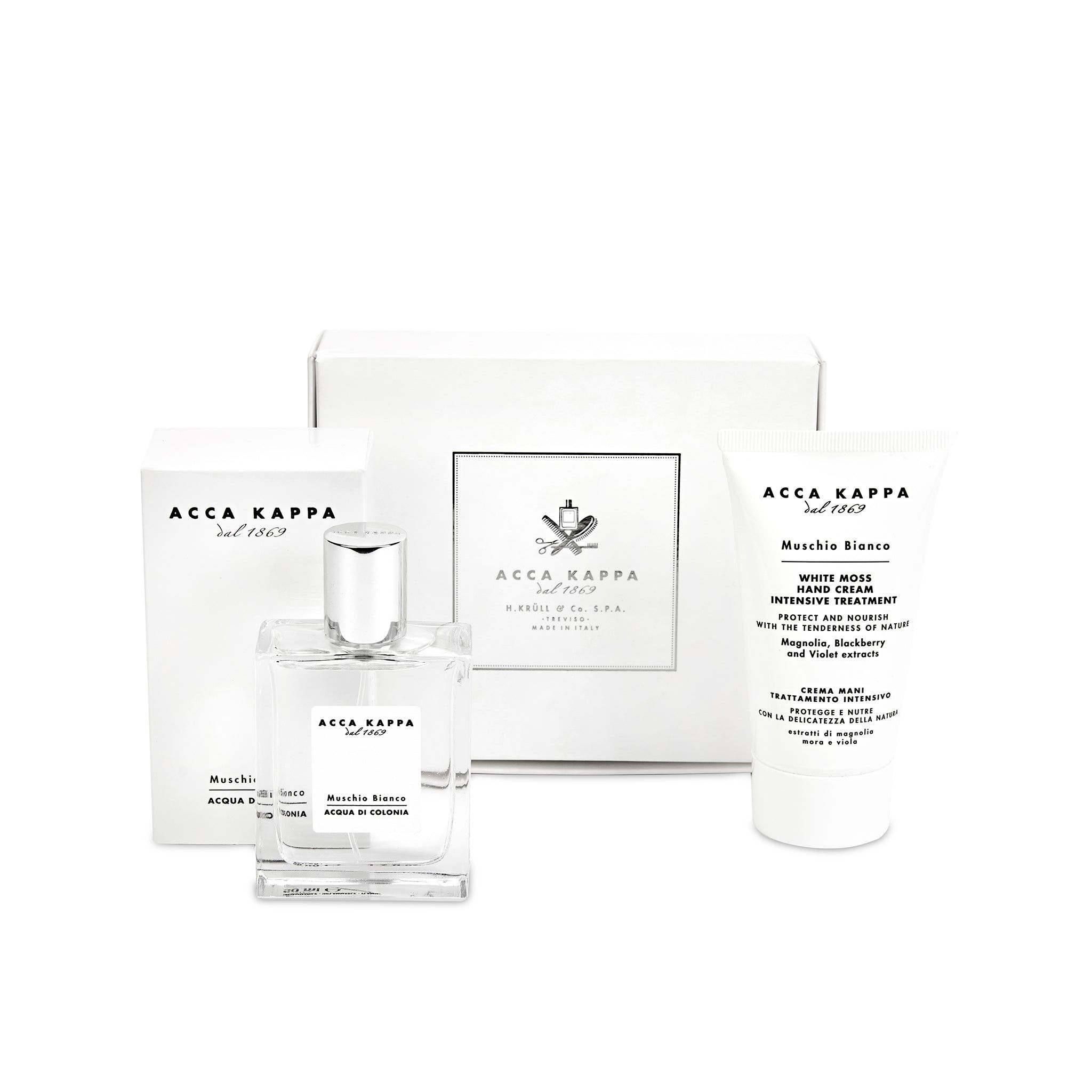 "White Moss Gift Set #2 "-Body care / "Eau De Cologne 50 ml + Hand Cream 75 ml" / Unisex