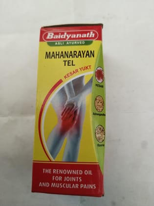 Baidyanath Asli ayurved Mahanarayan Tel Kesar yukt For joints And muscular pains 