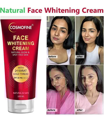 COSMOFINE White Face Cream, Goree Whitening Cream Day Cream All Skin Type Kesar (100 ml)