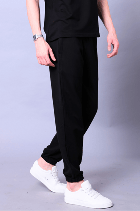 Black Joggers for both Men & Women-Black / S