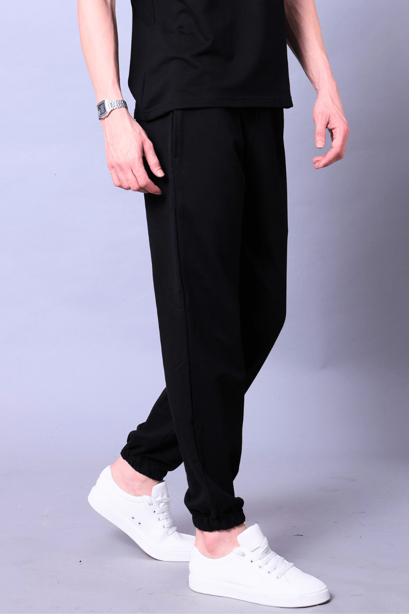 Black Joggers for both Men & Women-Black / S