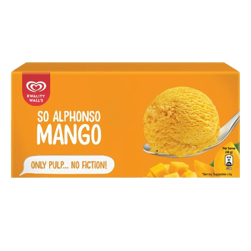 Kwality Walls Creamy Delight Mango Party Pack Carton 700ml