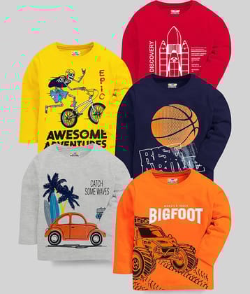 Kuchipoo Pack of 2 Boys Cotton Blend T-Shirt ( Multicolor )