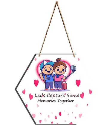 Saf Wood Wall Sculpture Multi - Pack of 1