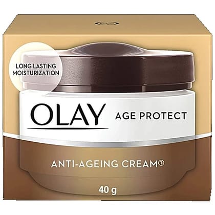 Olay Age Protect Cream/Moisturiser - Reduces Wrinkles, & Dark Spots, 40 g