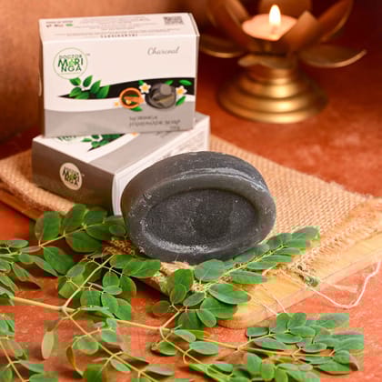 MORINGA HANDMADE SOAP CHARCOAL (COMBO PACK OF 4)