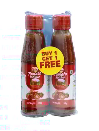 9am Tomato Ketchup, 200 gm - Buy 1 Get 1 Free