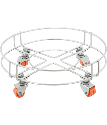 Home Lane Stainless Steel Gas Cylinder Trolleys