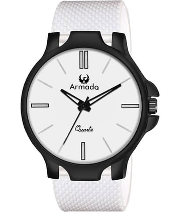 Armado White Silicon Analog Men's Watch