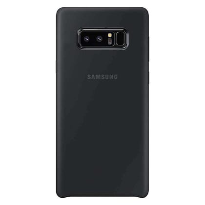 Black Silicone Premium Case-Samsung Galaxy Note 8