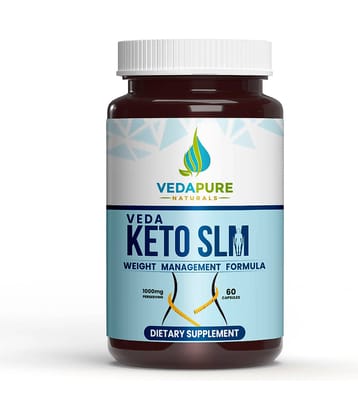 VedaPure Naturals Veda Keto Slm Weight Management  Formula with Green Coffee Beans 1000 mg Unflavoured