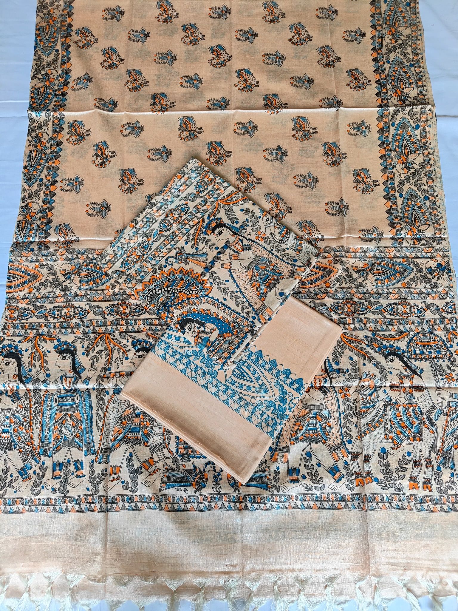 Khadi  silk full suit