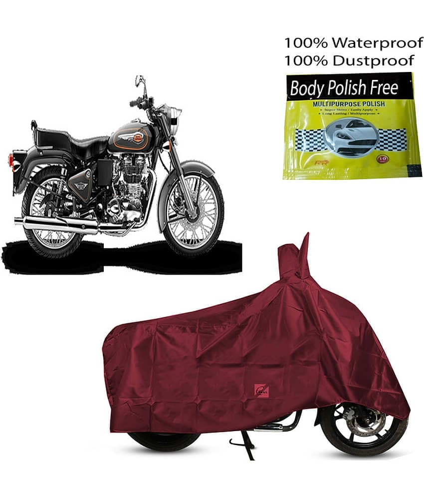EGAL Bike Body Cover for Royal Enfield ( Pack of 1 ) , Maroon