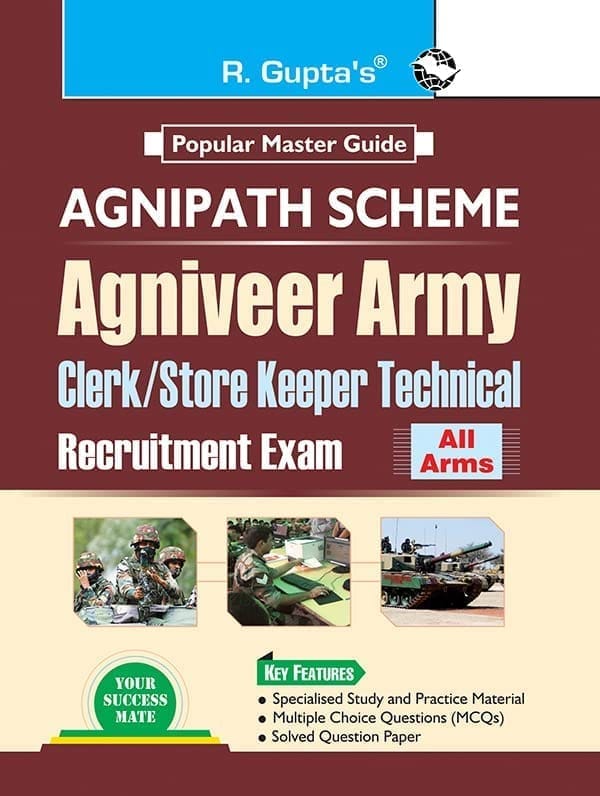 Agnipath : AGNIVEER ARMY (Clerk/Store Keeper Technical) Indian Army Exam Guide [Paperback] [Sep 01, 2025] RPH Editorial Board