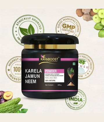 KAYABOOST Neem Karela Jamun - Control Sugar Levels Powder 200 gm