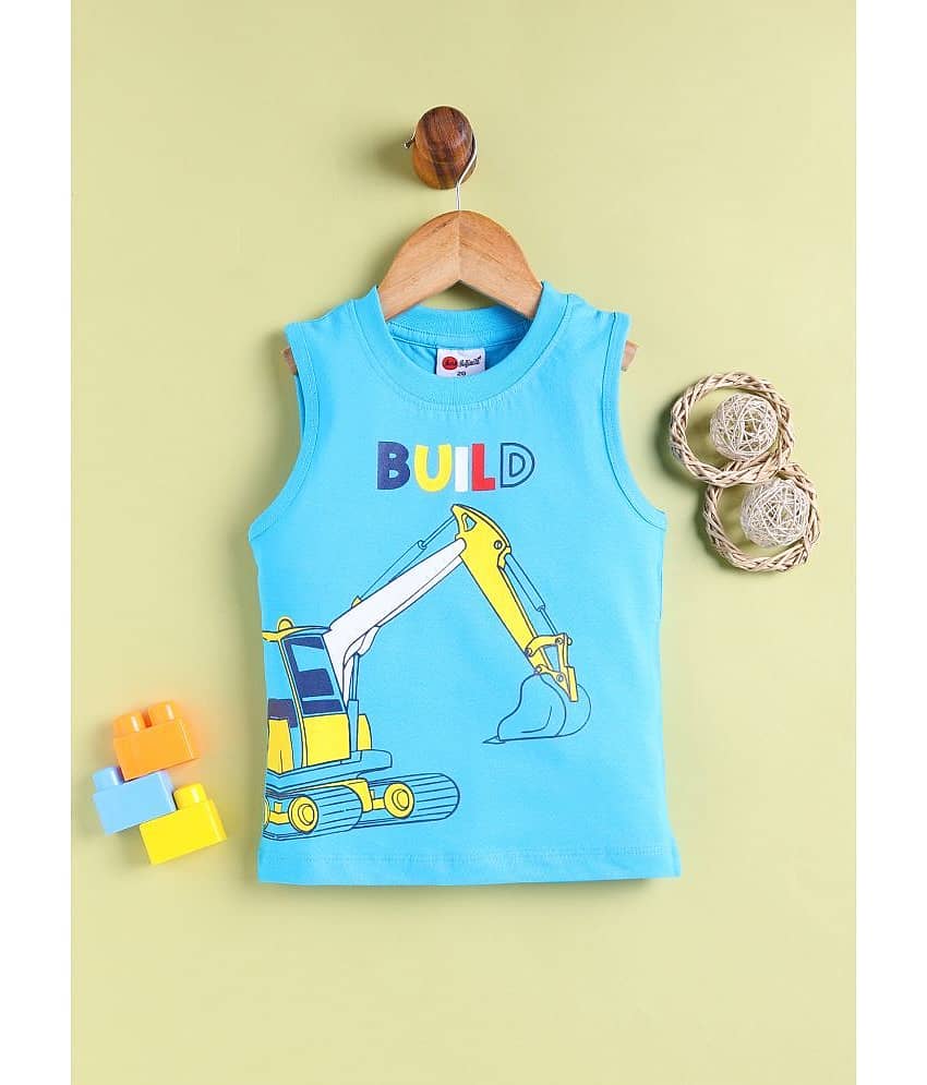 Mars Infiniti Pack of 1 Baby Boys Cotton T-Shirt ( Blue )