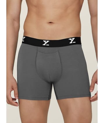 XYXX Pack of 1 Modal Trunks For Men's ( Grey Melange )