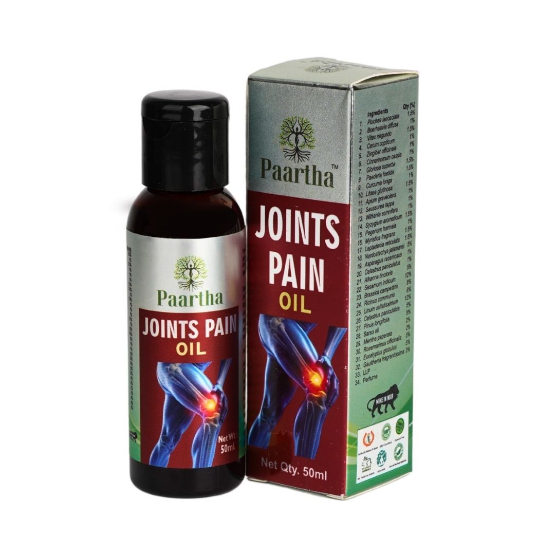 Paartha Ayurveda Joints Pain Oil for Pain & Swelling Relief