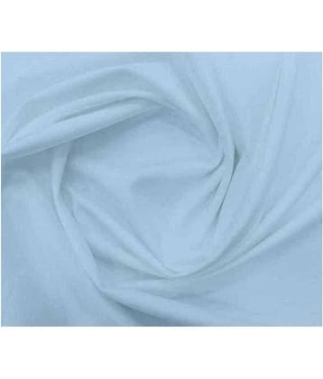 Makhanchor Blue 100 Percent Cotton Unstitched Shirt pc Single