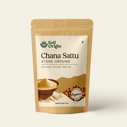 Chana Sattu (Stone Ground) - 500 Gm