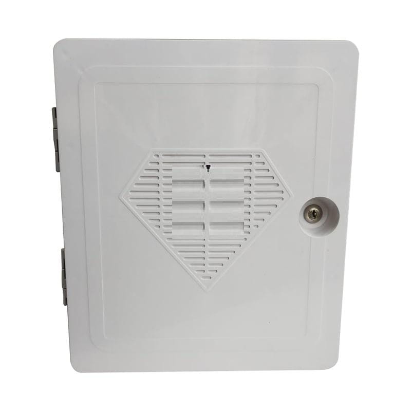 CCTV/POE Junction Box PVC Mounting Box with 3 Sockets for Camera Installation and Surveillance Systems