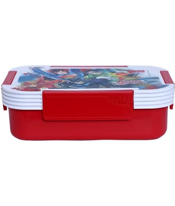 Jaypee - TOONSTARS Red Stainless Steel School Lunch Boxes ( Pack of 1 ) 1050 ml