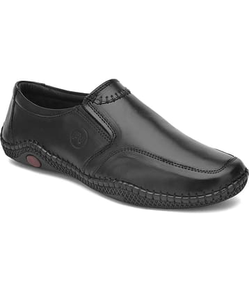 Fashion Victim - Black Men's Slip On Formal Shoes