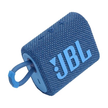 JBL Go 3 Eco with eco Wireless Portable Bluetooth Speaker Blue