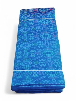 IKAT SILK FABRIC ANANDA BLUE FABRIC-1.5 Meeter