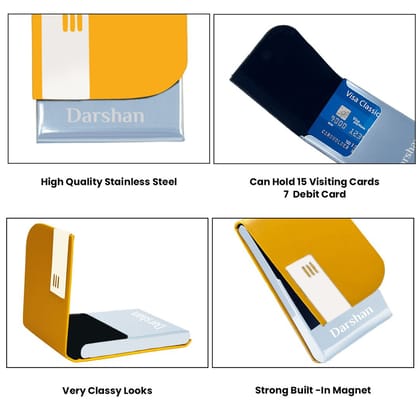 Elegant Personalized Gifts : Card Holder With Keychain