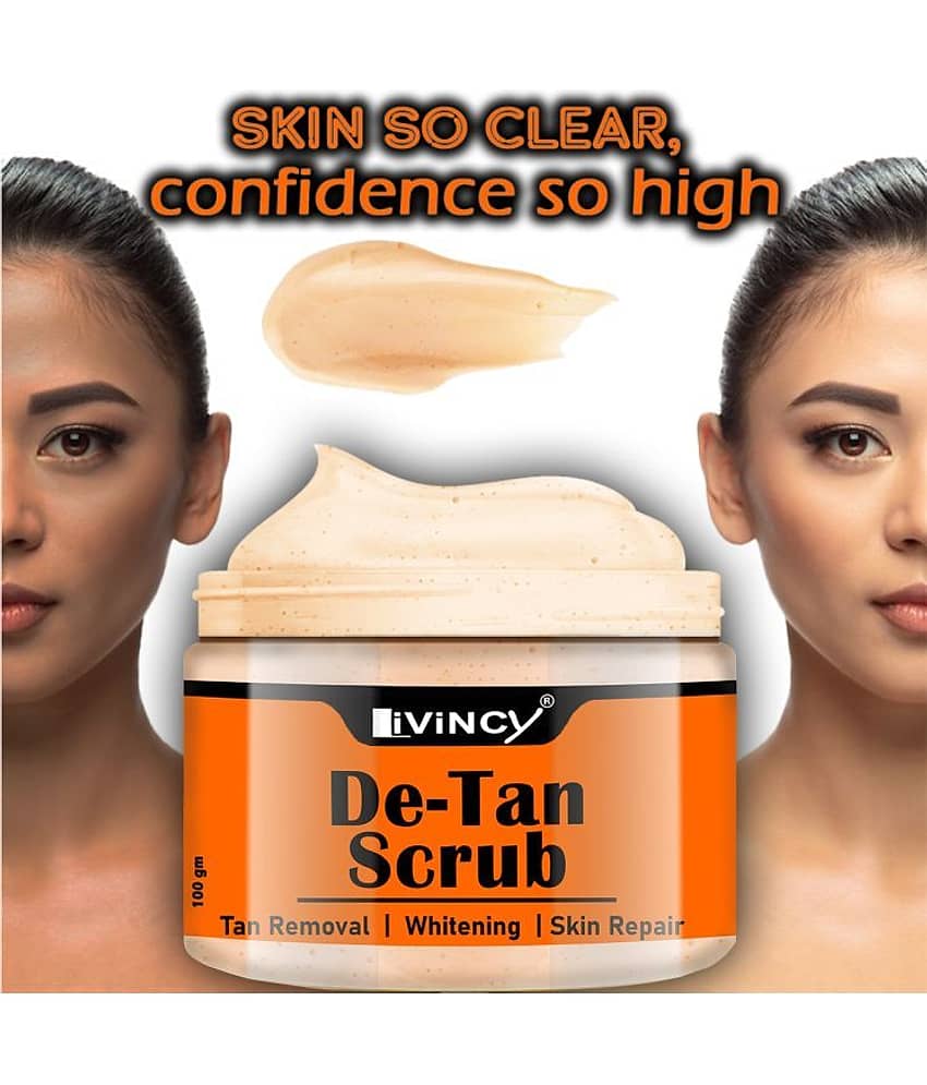 LIVINCY Softening & Smoothening Facial Scrub For Men & Women ( Pack of 1 )