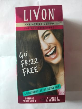 Livon Anti-frizz serum Salon smooth, ultra glossy hair 