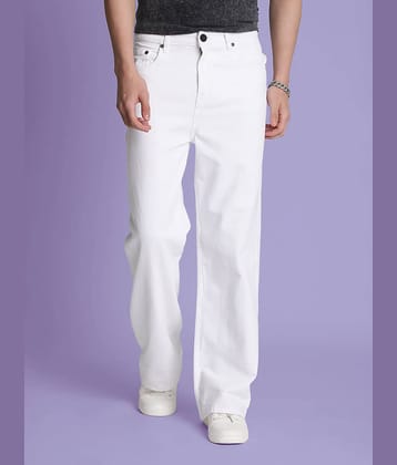 Bene Kleed Clean Look Men's Jeans - White ( Pack of 1 )