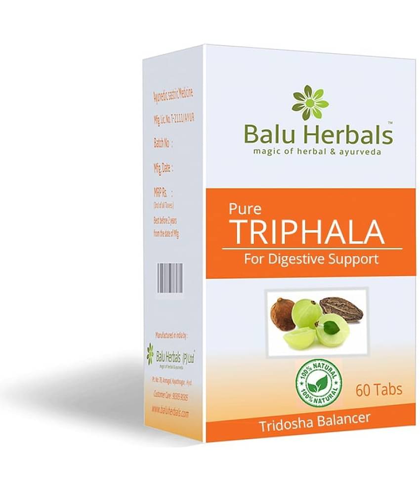 Balu Herbals Triphala 60T Tablet 500 Mg