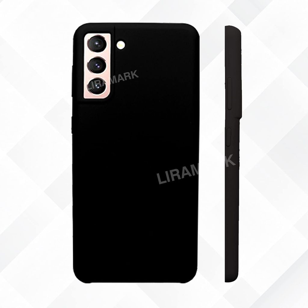LIRAMARK Liquid Silicone Soft Back Cover Case for Samsung Galaxy S21