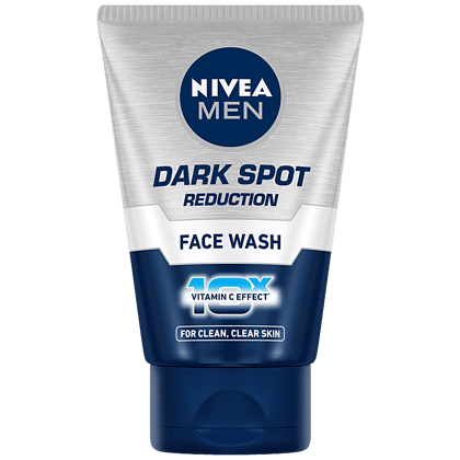 Nivea Men Dark Spot Reduction Face Wash For Clean & Clear Skin With 10X Vitamin C Effect, 50 G