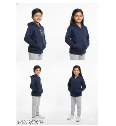Navy Blue foma zipper faujibhai  Sweatshirts
