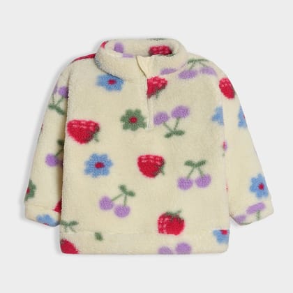 Bonjour Daisy Printed Sweatshirt-3-6 M / Multicolor