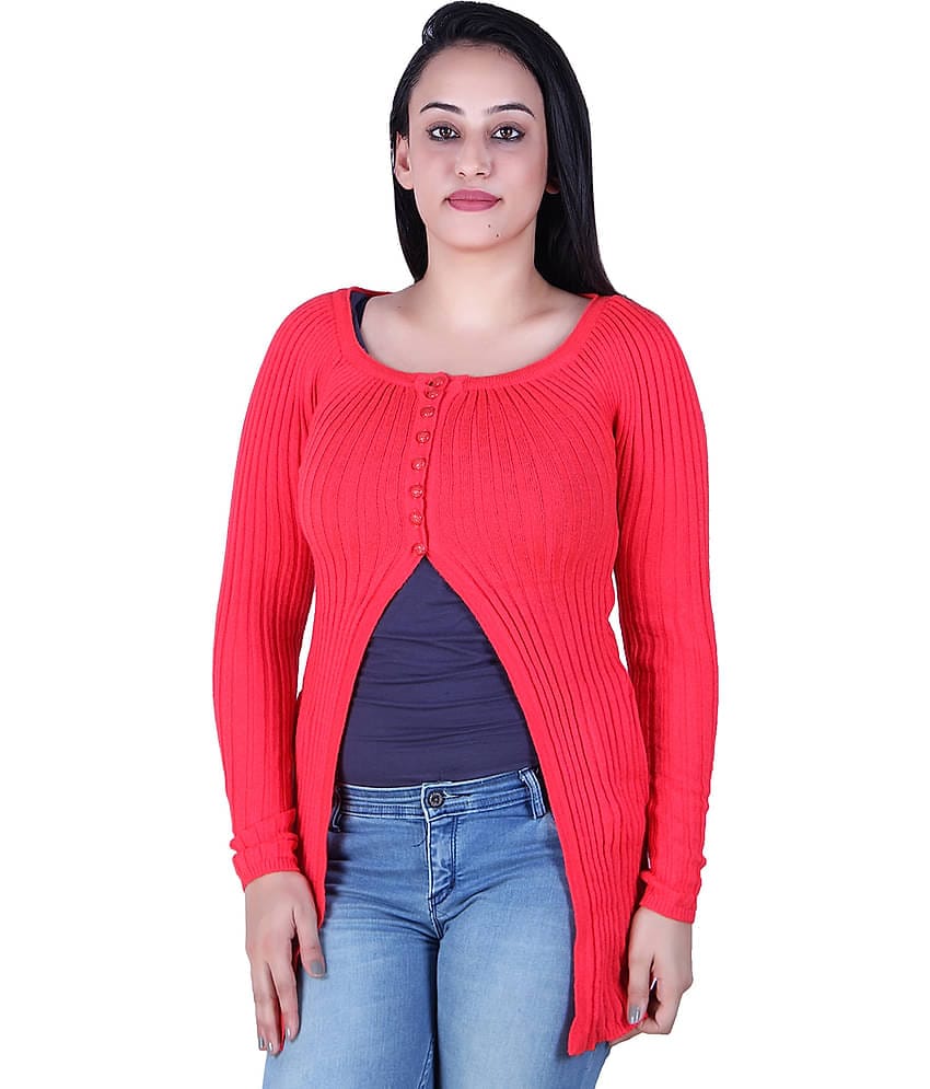 Ogarti Woollen Shrugs - Pink