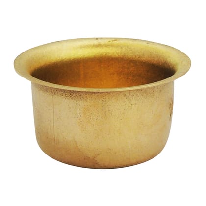 Brass Mini Bhagona Toy | Traditional Kitchen Miniature, Height : 1 Inch (ZMAS248 A)