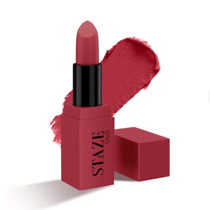 Staze 9to9 Crème De La Matte Lipstick | Intense Color Payoff | Weightless Silky Formula | 12-Hour Stay | Non-Drying | 08 Rum Royale | 4.2 Staze 9to9 Crème De La Matte Lipstick | Intense Color Payoff | Weightless Silky Formula | 12-Hour Stay | Non-Drying 
