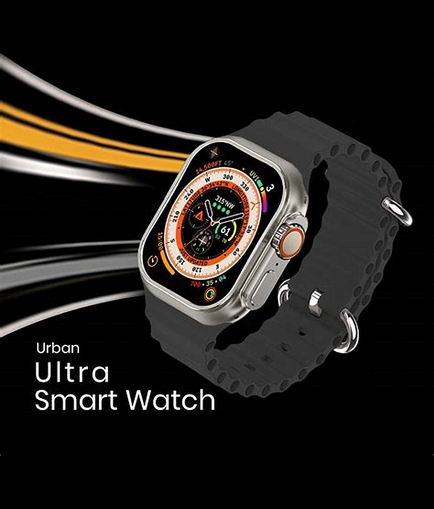 cadnut LCD BT Calling Smart Watch with Strap Upto 5-10 days Backup ( Black )