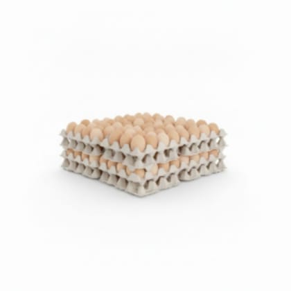 Fresh Farm Eggs - Bulk Pack - 1 kg - 50 fresh eggs in protective trays