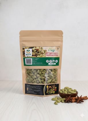 Organic Attappady Cardamom - 100 gm